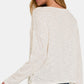 Dropped Shoulder Long Sleeve - Ivory