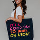 Navy Drink On A Boat Tote