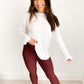 PRE-ORDER Molly Max Sculpt Diagonal Ribbed Leggings - (Shipping End of Oct/Early Sept)