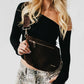 Suede Westlyn Woven Bum Bag - NEW COLORS!: Suede Burgundy