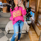 VACAY MODE Embroidered Knit Cover Up
