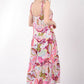 Tropical Printed Cami Midi Dress