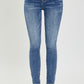 RISEN Mid Rise Ankle Skinny Jeans
