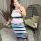 PREORDER: ISLA STRIPED CROCHET COVER UP SET (ETA 4/7)