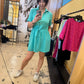 PREORDER: Short Sleeve Spring Romper in Five Colors