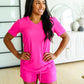 PREORDER: Solid Short Sleeve Pajama Set in Six Colors
