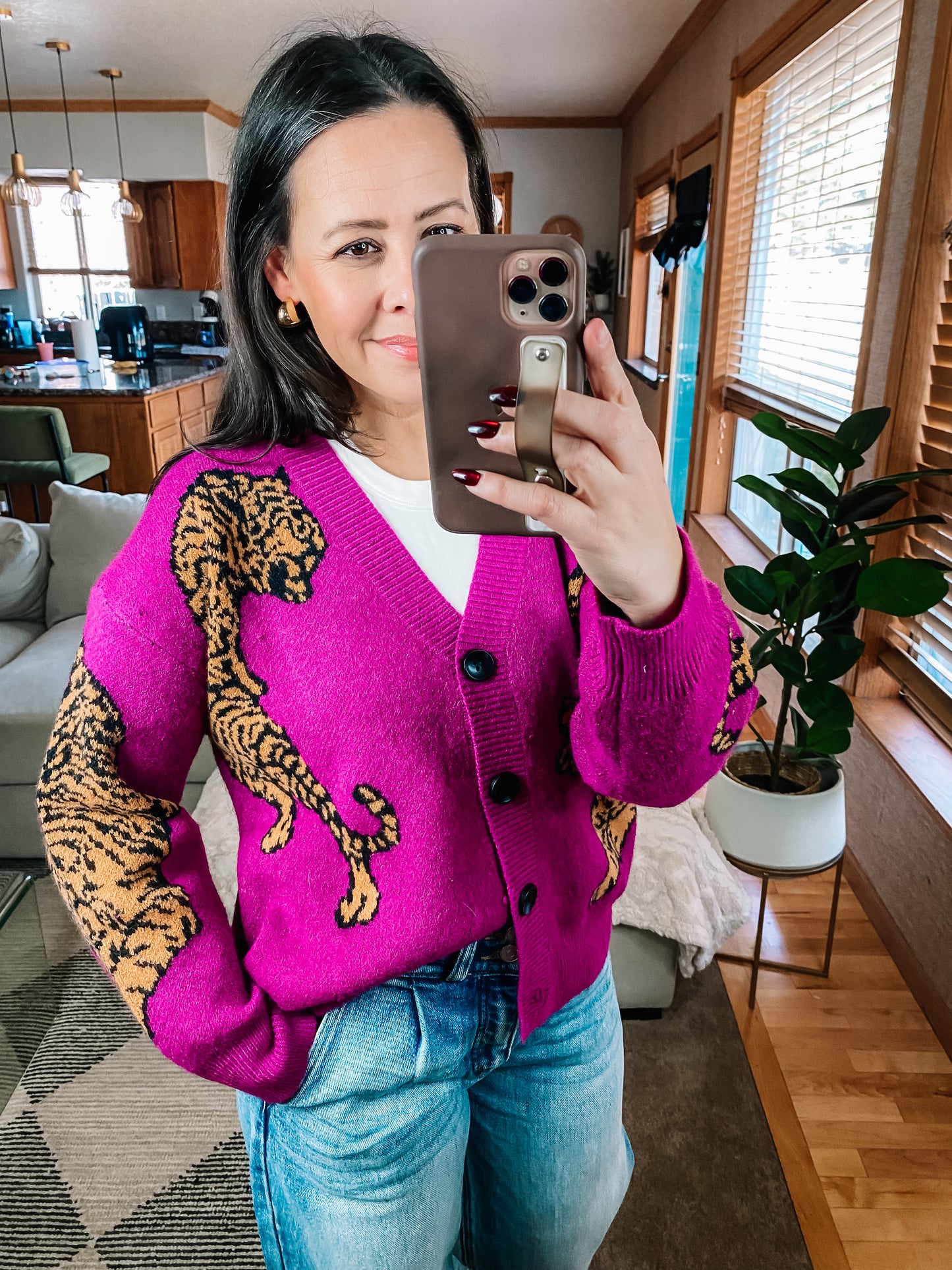 On the Prowl Tiger Cardigan
