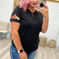 Roses On My Sleeves Embroidered Top