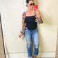 Floral Balloon Sleeve Blouse