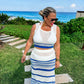 PREORDER: ISLA STRIPED CROCHET COVER UP SET (ETA 4/7)