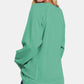 Pigment Dyed French Terry Sweatshirt w/Pockets - Green