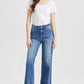 BAYEAS High Waist Release Hem Wide Leg Jeans