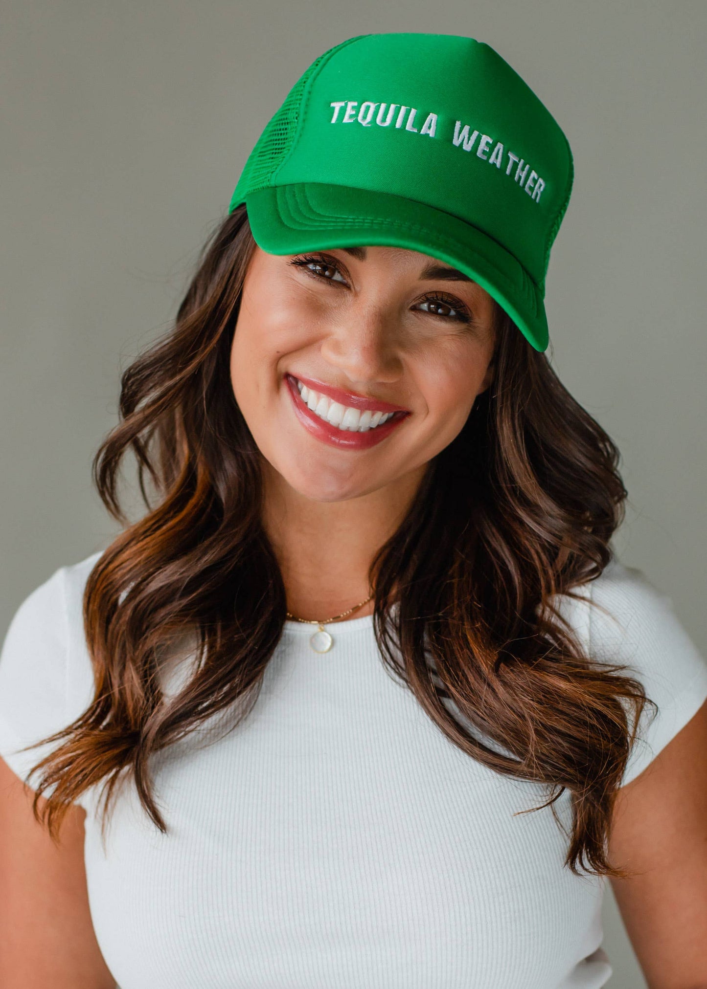 Green Tequila Weather Trucker Hat