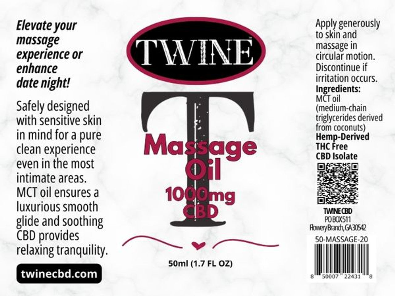 PREORDER: Twine Massage Oil
