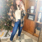 BAYEAS Distressed Cropped Jeans