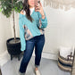 Southwest Sunrise Patchwork Hoodie