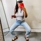 BAYEAS Cloud Straight Jeans - Light