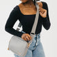 Callie Canvas Adjustable Strap: Brown