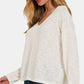 Dropped Shoulder Long Sleeve - Ivory