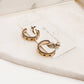 Retro Star Hoop Earrings - WATERPROOF