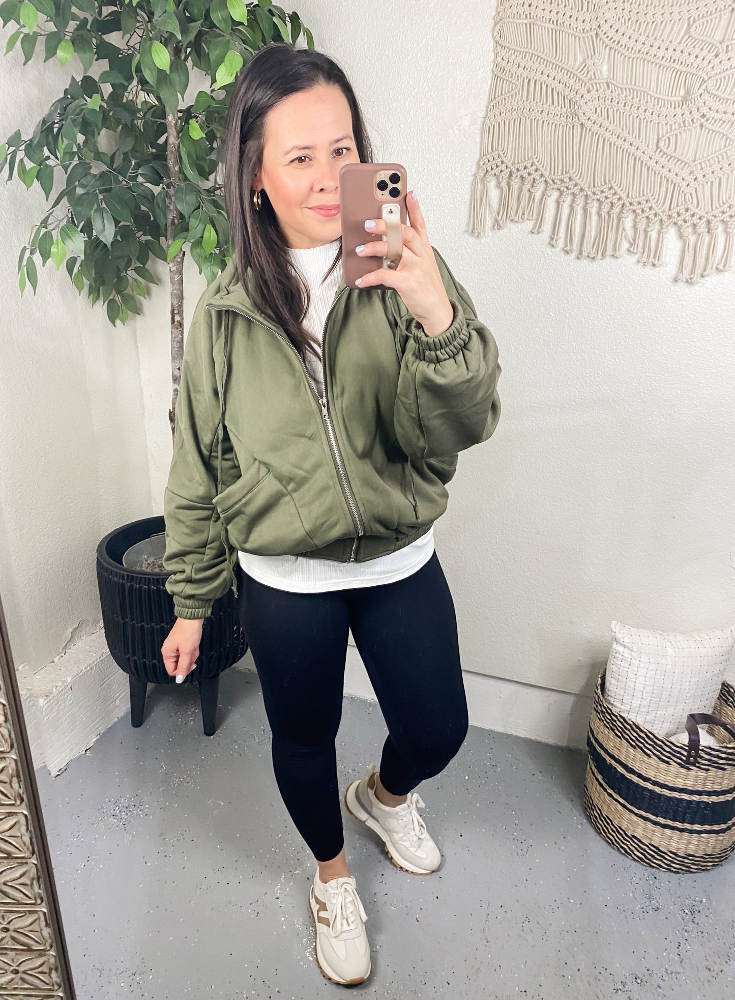 Miss You More Zip Up Sweatshirt