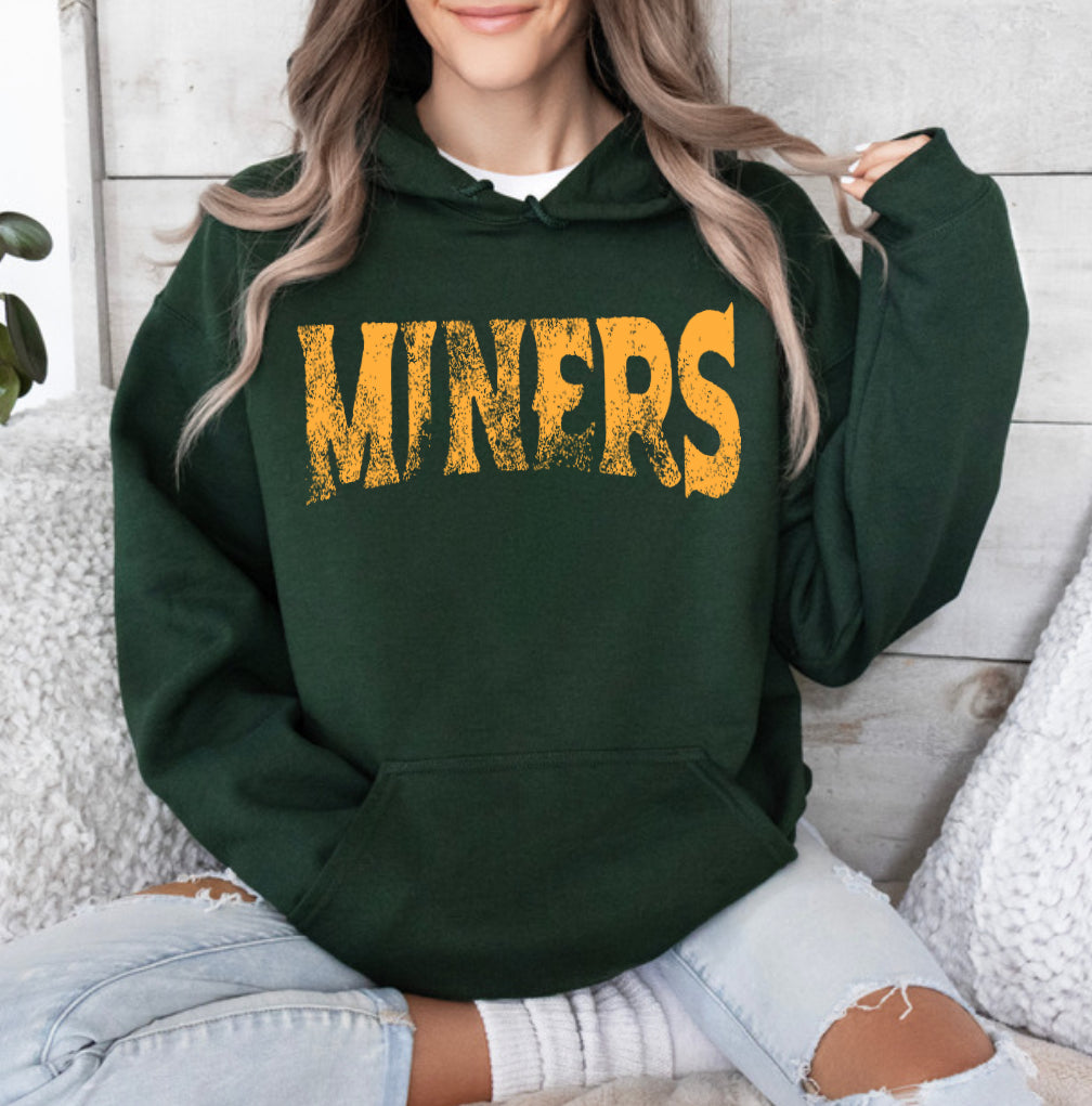 Grunge School Spirit Mascot Sweatshirt