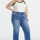 BAYEAS High Waist Release Hem Wide Leg Jeans