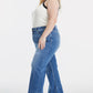 BAYEAS High Waist Release Hem Wide Leg Jeans