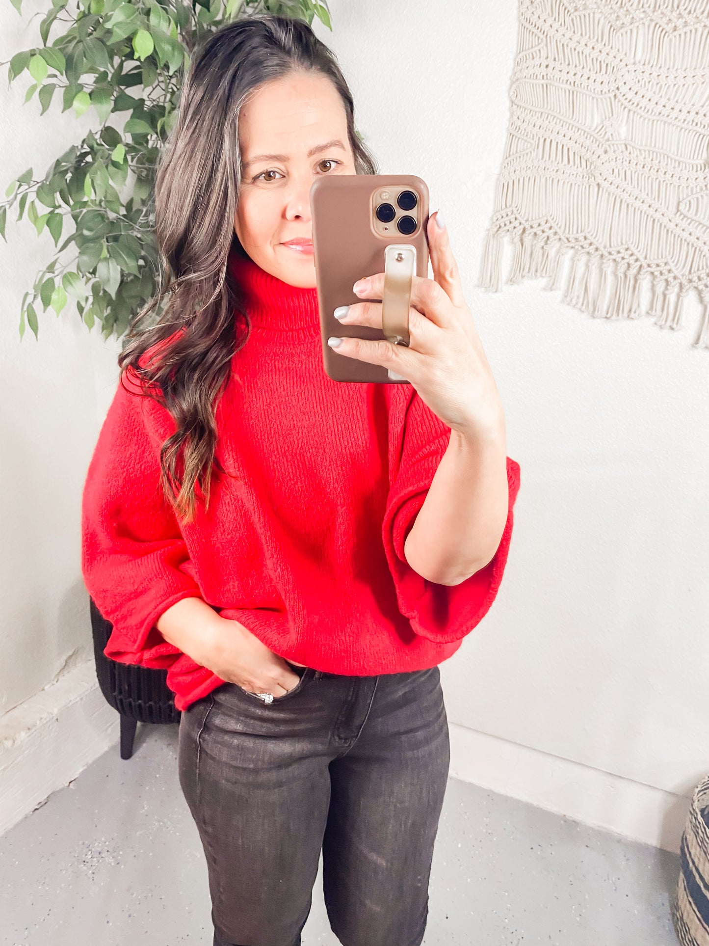 Not Too Desperate Turtleneck Sweater