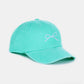 Bow Embroidered Washed Ballcap