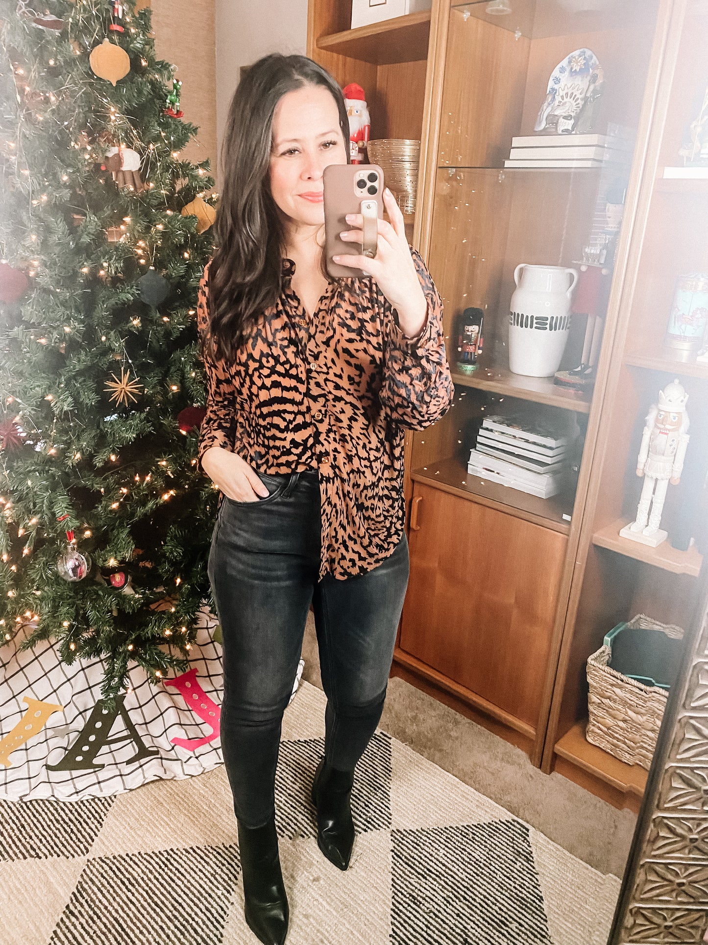 So Fierce Animal Print Blouse