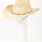 Cowrie Shell Beaded String Straw Hat