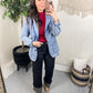 Business Brunch Denim Blazer