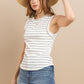 Striped Round Neck Tank