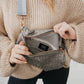 RESTOCKED! Westlyn Woven Bum Bag: Emerald