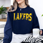 Grunge School Spirit Mascot Sweatshirt