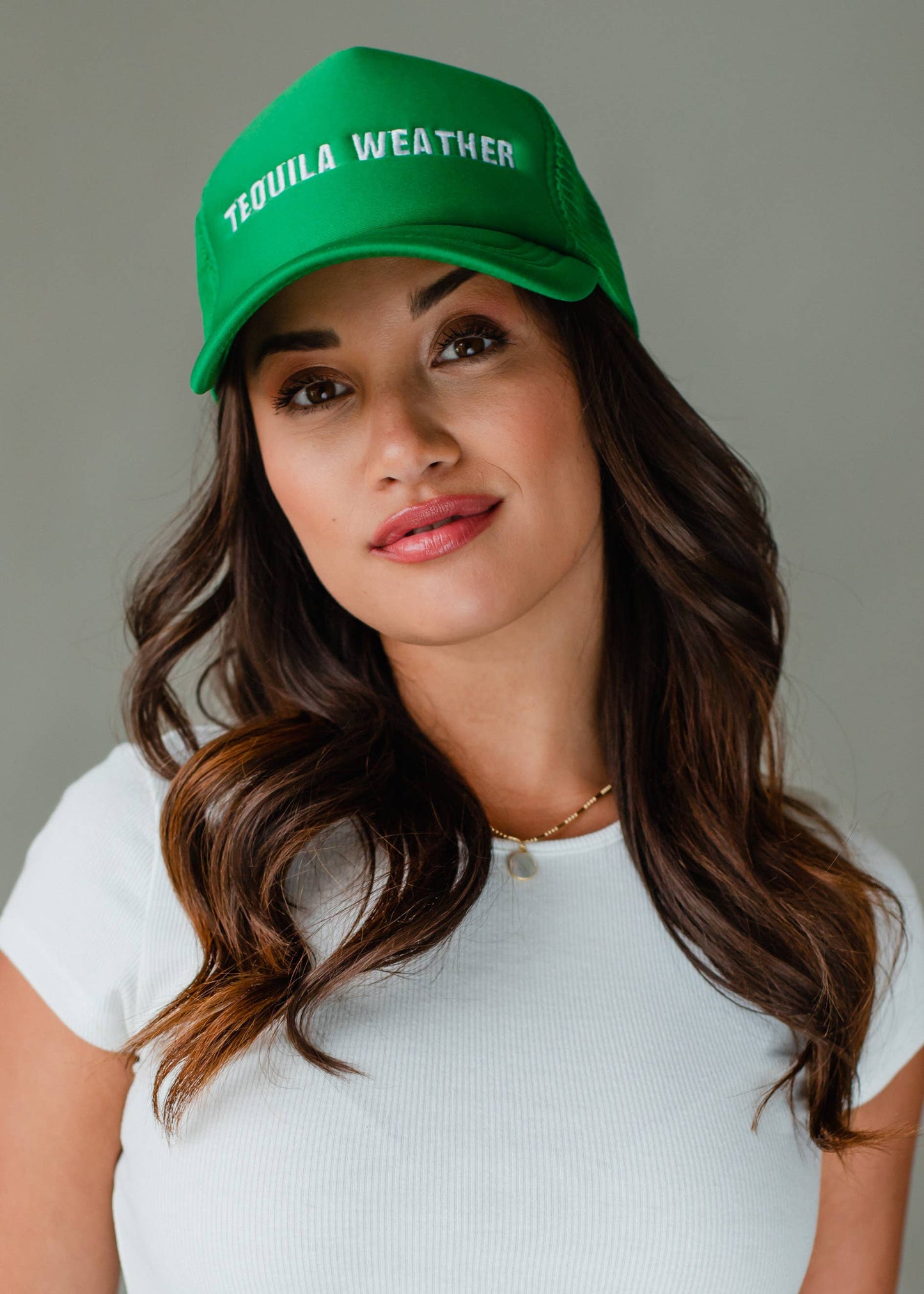 Green Tequila Weather Trucker Hat