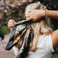 Milan Hair Scarf: Teal