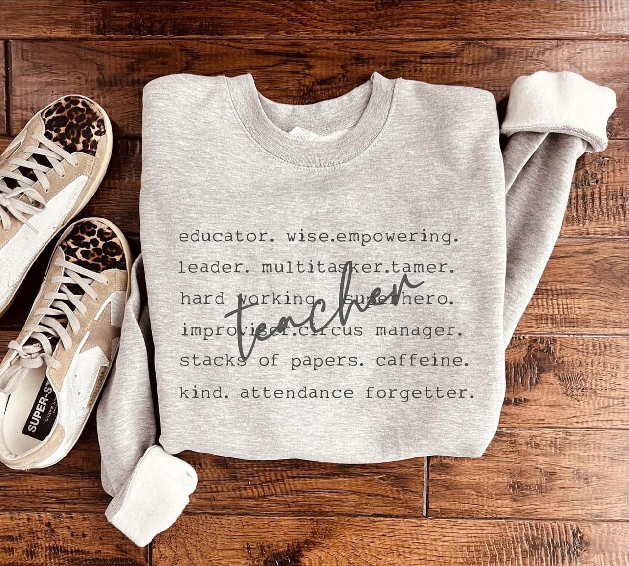 Teacher Words Sweatshirt