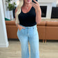 PREORDER: Patch Pocket Wide Leg Jeans in Four Colors