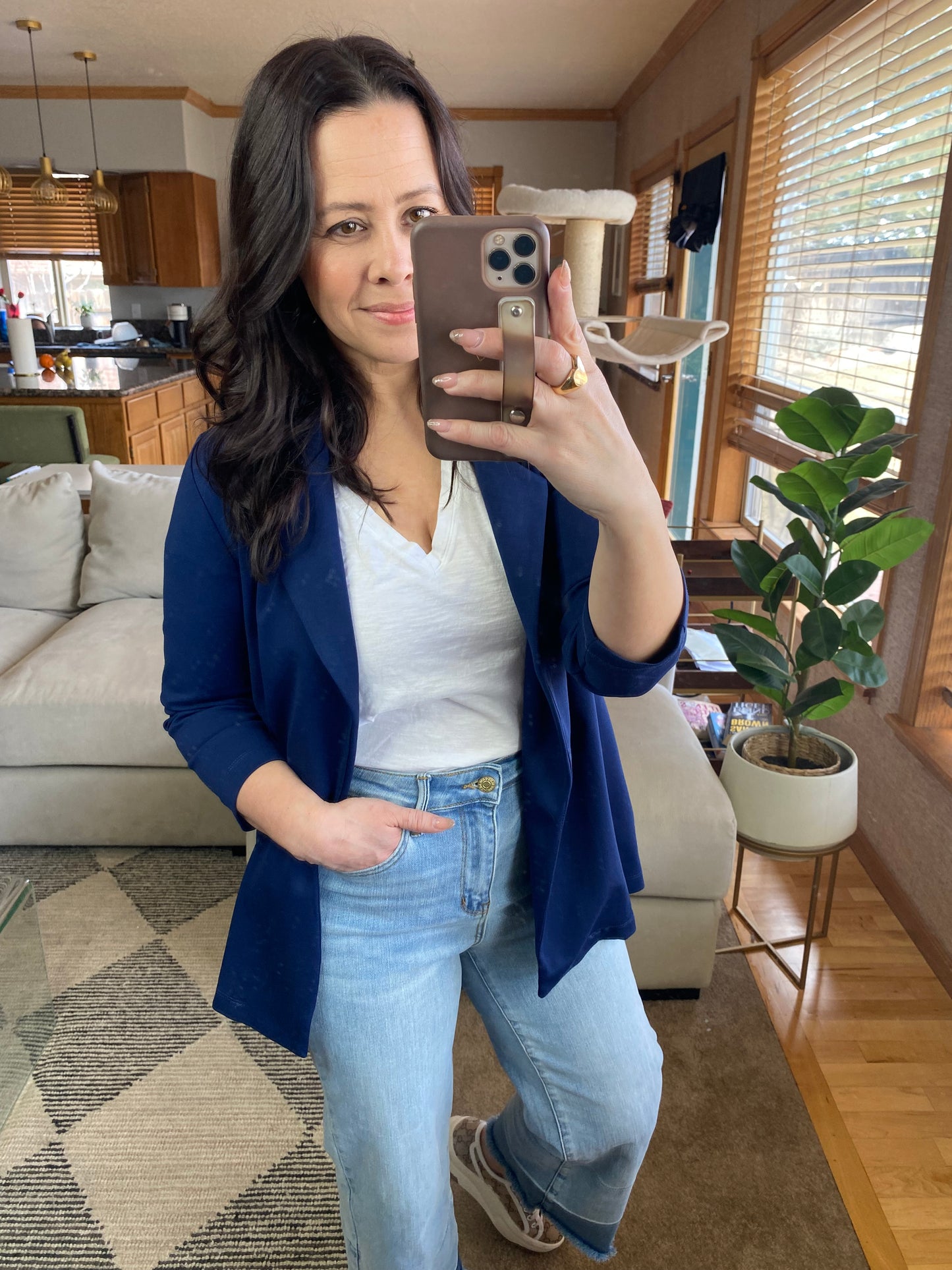 Magic Skinny Pants in Navy