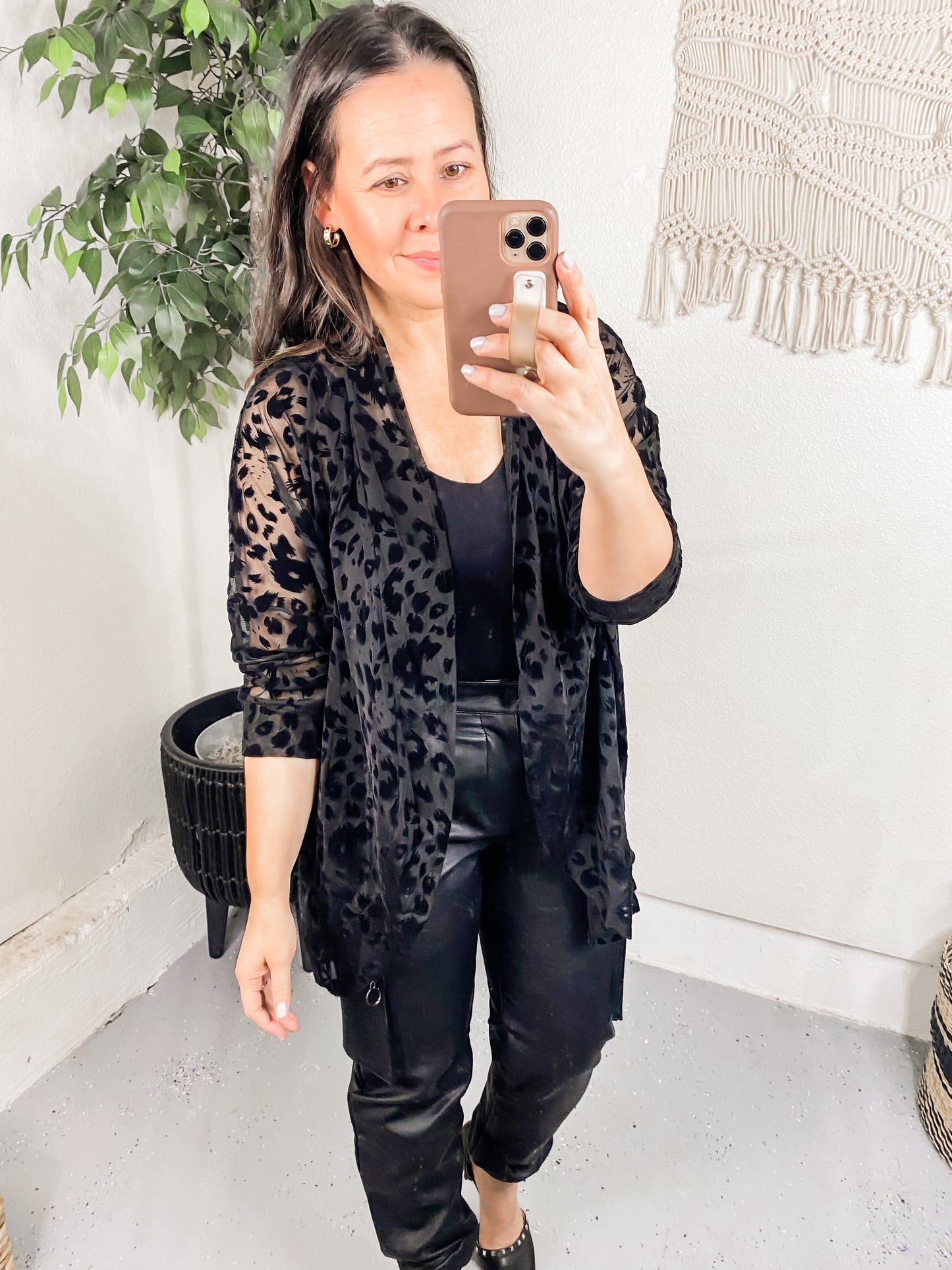 Got Me Covered Burnout Cardigan