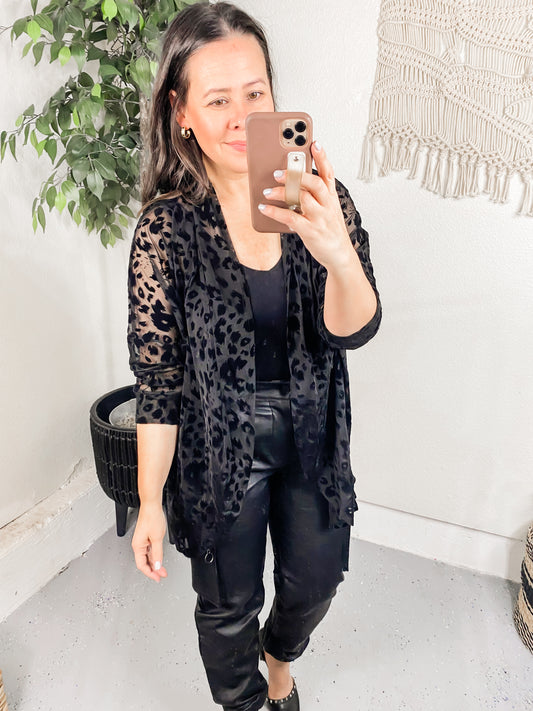 Got Me Covered Burnout Cardigan
