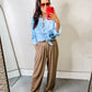 Business Meeting Wide Leg Pants