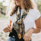 Milan Hair Scarf: Teal