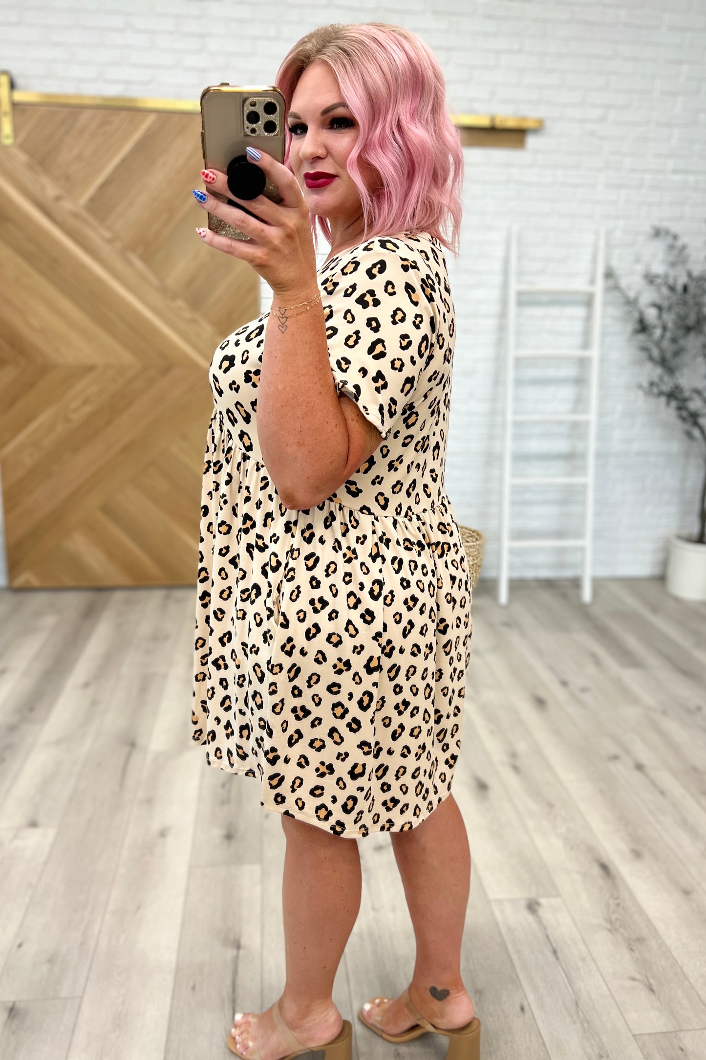 Safari Sweetheart Animal Print Dress