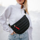 Jolie Puffer Belt Bag: Emerald