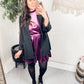 Tied In A Bow Velvet Dress