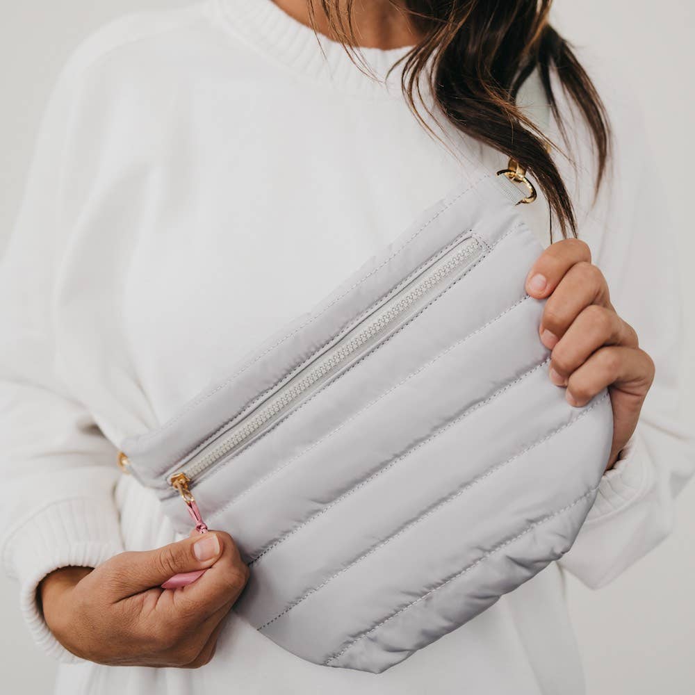 Jolie Puffer Belt Bag: Emerald