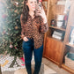 So Fierce Animal Print Blouse